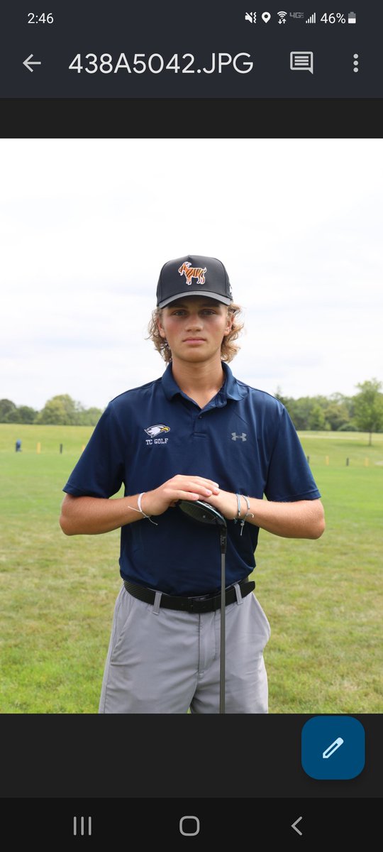 Kyle Gebhart 1st Team ALL TAAC in Golf!  Congratulations Kyle!!