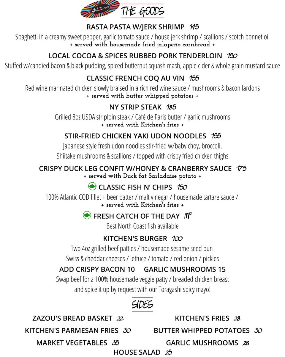 ZazouKitchen's tweet photo. Bonjour, mon amor! 💙❤
We're back with an updated menu and OPEN for in-house dining from 4.00pm to 7.45pm, Tuesday-Saturday. Call us at 750-2083 / 239-9891 to make a reservation. #zazoukitchen #onewoodbrookplace https://t.co/TKBmzMiYZk