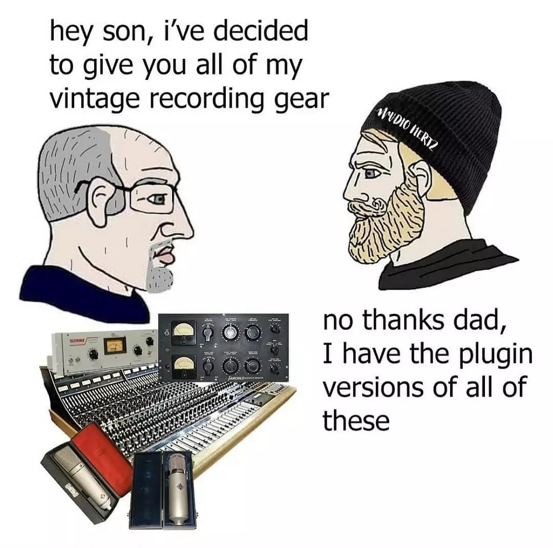 Such a boomer. It's all built into my laptop now, Dad!
.
.
.
#hustlemanbeats #HmanBeats #Typebeat #beatstars #instrumental #beats #quote #motivationalquote #boombap #soulfulhiphop #beatmaker #beatmaking #makingbeats #beatsforsale #musicstudio #Needbeats #boombaphiphop