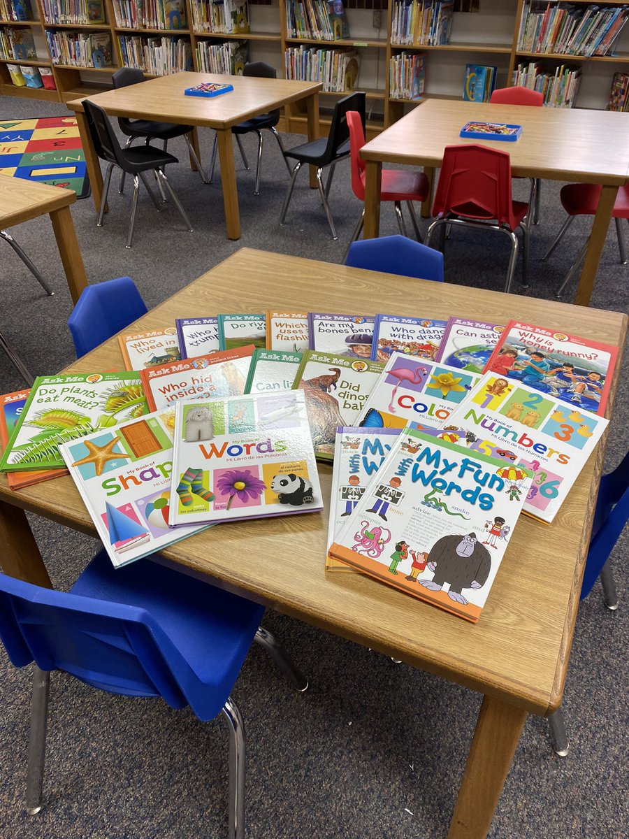 cadetlibrarian's tweet photo. Oh my goodness!!! I want to send a shout out to the McDowell Family for their donation of books. Thank you!!! #ifacadets #cadetsread #IFAcadetpride #pineviewelementary https://t.co/Q6VphBE9eD
