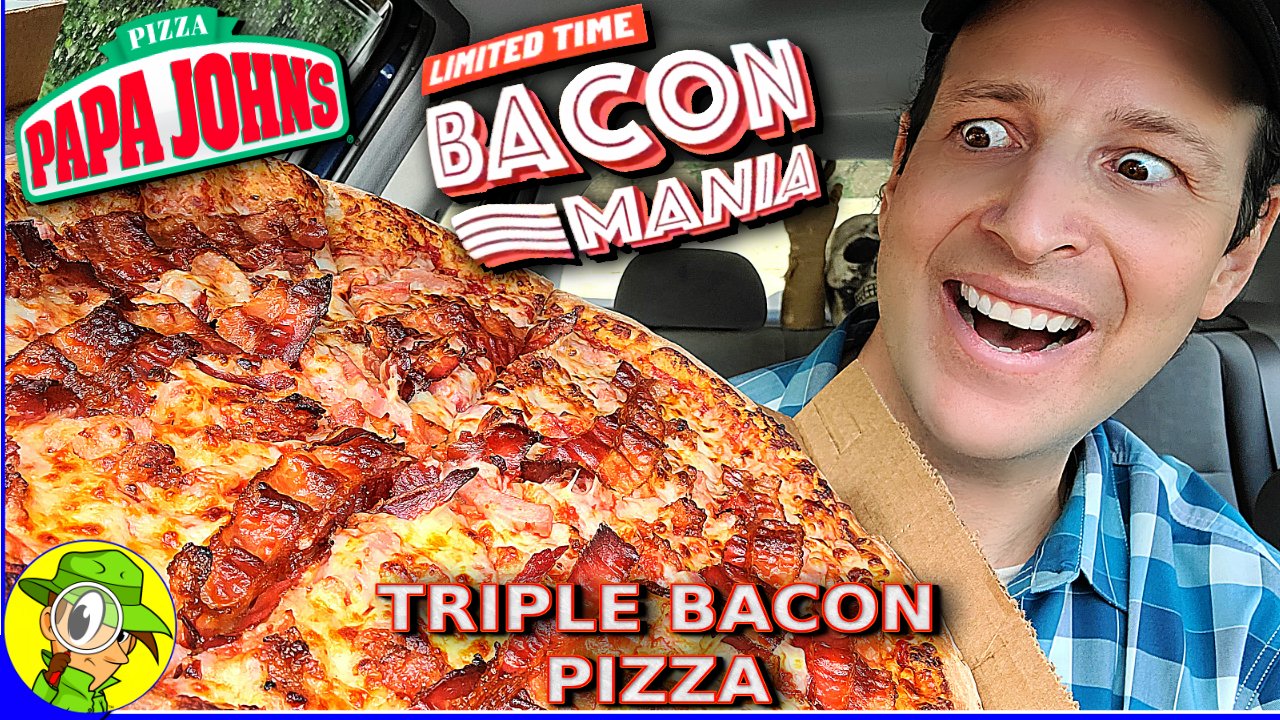 Triple Bacon Pizza - Bacon Mania Pizza