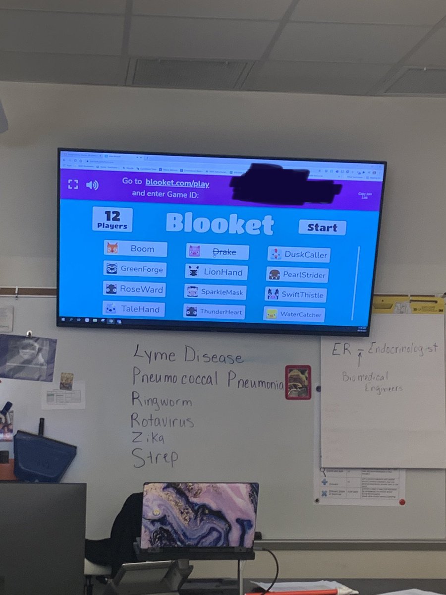 ReneEgle's tweet photo. @wlcjgreiner using @PlayBlooket and the kids ❤️ it! @TruettWilsonMS #quizprep https://t.co/yt5C0JVdRv