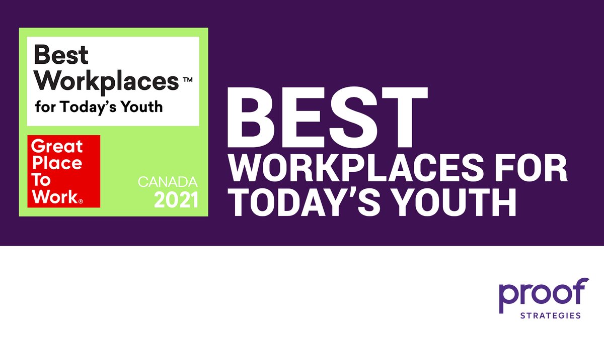 For the second year, we've been placed on the Best Workplaces for Today’s Youth list by <a href="/GPTW_Canada/">Great Place to Work Canada</a>! We’re proud to be a place where everyone can have fulfilling careers and a company that speaks out on issues important to youth, like calling for an end to unpaid internships.