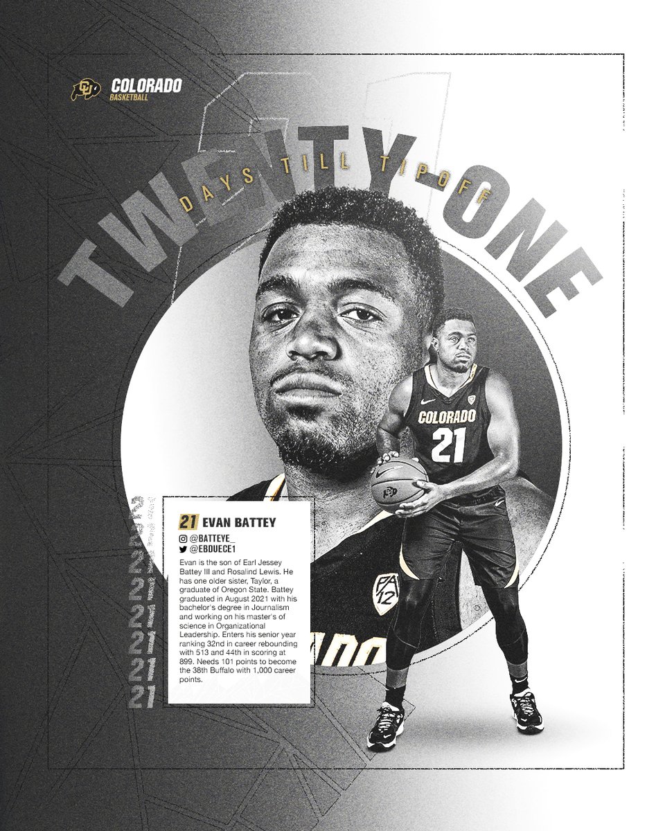 CUBuffsMBB's tweet photo. 𝟮𝟭 𝗗𝗮𝘆𝘀 

Lead the way, @EBduece1 🤝

#GoBuffs 🦬 https://t.co/Ym6Xo0AL2A