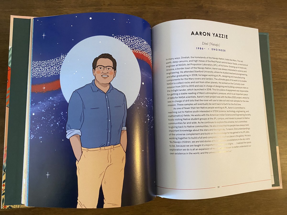 YazzieSays's tweet photo. Excited for the release of “Notable Native People” TODAY by the incredible @NativeApprops !! The illustrations are stunning, the profiles are inspiring.

Among this small slice of Indigenous leaders, dreamers, &amp; changemakers from past &amp; present is one deeply honored space nerd 🙏🏾 https://t.co/dbzlNvKAxu