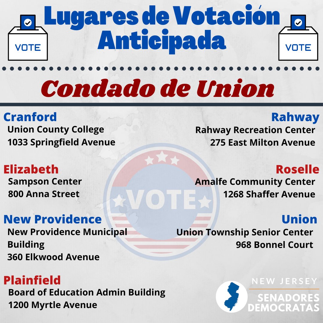 Senadores Demócratas de Nueva Jersey tweet media