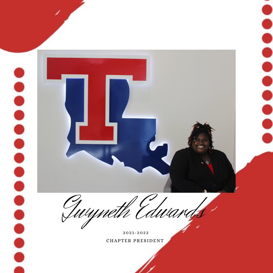 LaTechDeltas74's tweet photo. Finishing up our Who’s Who of Kappa Chi we have our Chapter President Gwyneth Edwards🔺 https://t.co/hR5NquDMng