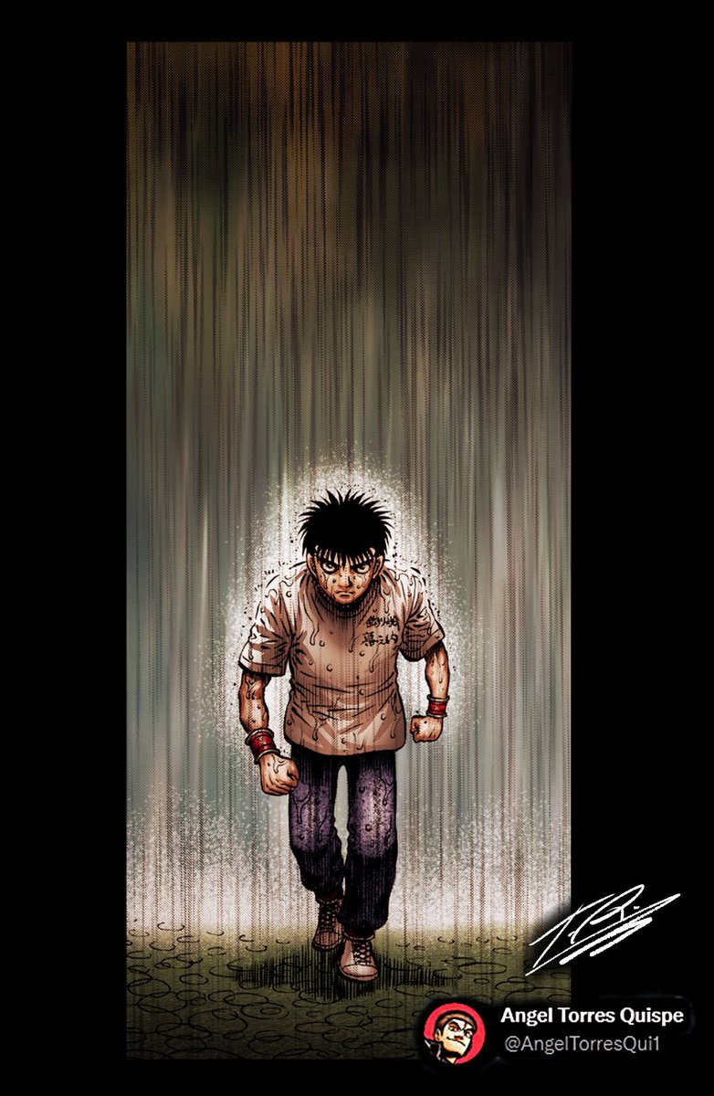 Brahmi_Origin's tweet photo. IPPO
#hajimenoippo #ippo #makunouchi #dempseyroll #anime #manga #spokon #color #coloreado #artmanga #draw #drawing #はじめの一歩 #mamoru #boxing #fight #takamura #coloring https://t.co/xZJsGDXr1a