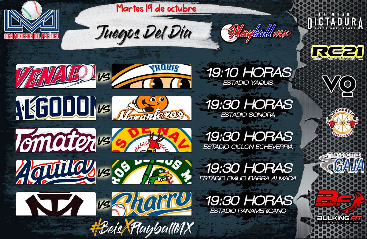 playballmx_tv's tweet photo. #NuevaSerie
Arranca una serie más en la Liga Arco Mexicana del Pacífico 🇲🇽🔥🇲🇽⚾️
#beisxplayballmx
#LAPM
#beisbol
#FelizMartes https://t.co/KHtOlLSKG5