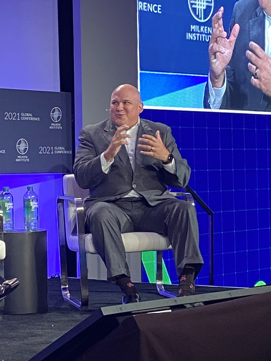 So great to be in person for <a href="/MilkenInstitute/">Milken Institute</a>'s #MIGlobal conference talking about #privateequity's lessons learned during the pandemic and what's to come post-pandemic. Thanks to <a href="/imkialikethecar/">Kia K.</a>, Jase Auby, Trevor Clark, Rob Gillam and Kimberly Reed