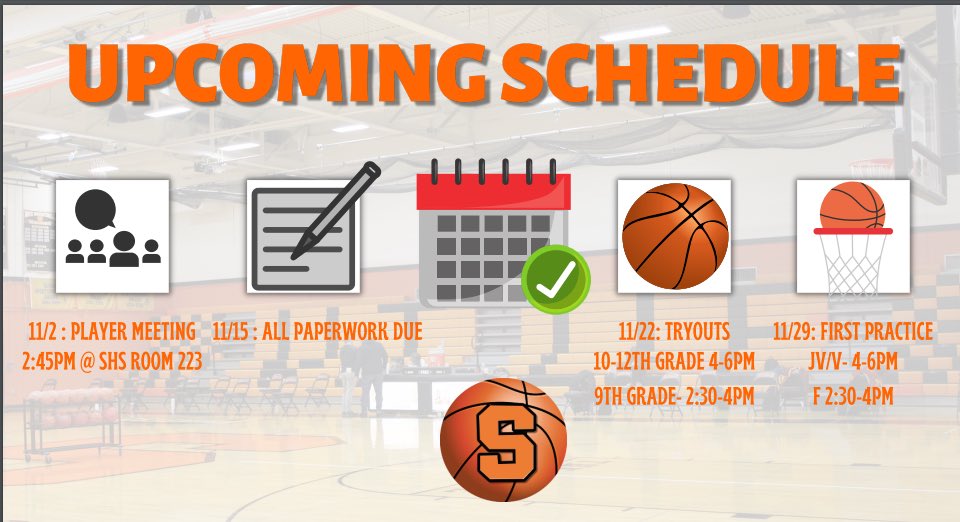 🗓☑️
Meeting➡️Paperwork➡️🏀