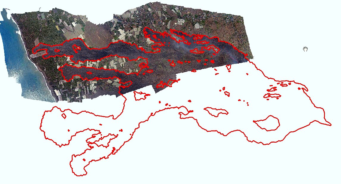 InnovaLaPalma's tweet image. Actualización del perímetro y fotogrametría del volcán (zona norte), día 19/10/2021 a las 15:30h.  807,8 hec
-Visor: arcg.is/0W0vqy
-3D: arcg.is/0K0GGO1
-Fotos: arcg.is/1HOP9L
opendatalapalma.es
#ErupciónLaPalma #vigilanciaLaPalma #LaPalmavolcan