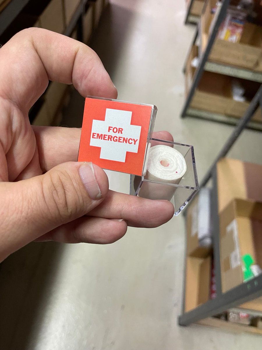 Quite appropriate lately… mini T.P. made in the USA!