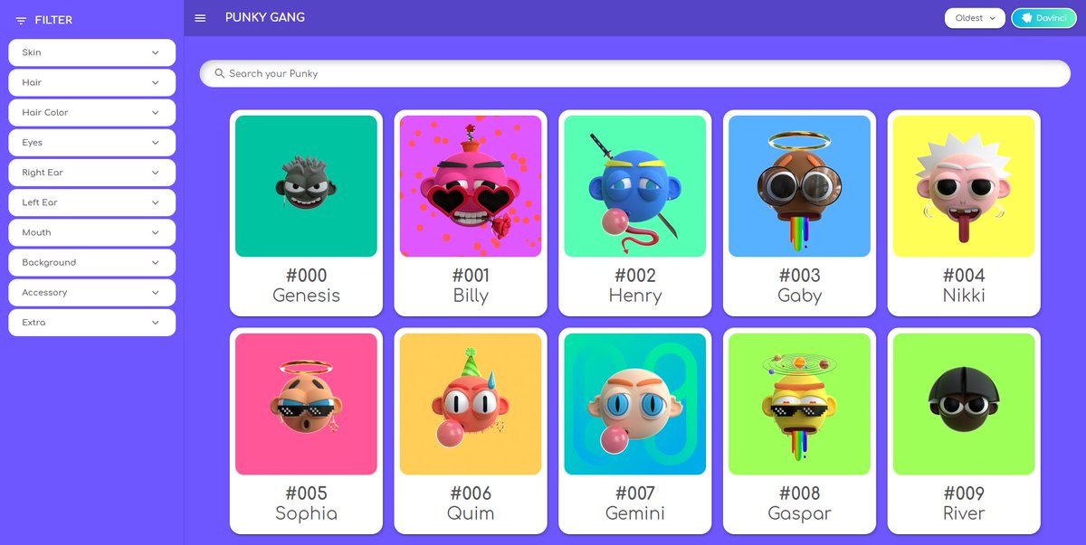 PunkyGang's tweet photo. Hello Punkiers! we have good news! 🌈
the website is now online! 😱
 
💎🔥 https://t.co/TDv3kowQBt 🔥💎
 
The website is a tool to find your ideal punky, more info below ⬇️

#NFT #CleanNFT #nftcollectors #HarmonyONE #NFTCommunity $One #PunkyGangNFT 
@davinci_gallery https://t.co/VAjFvwk4EI