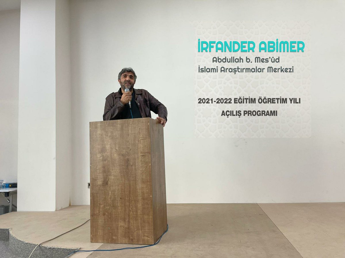 irfander42's tweet photo. ABİMER AÇILDI
İrfan Yaşam Derneği Abdullah b. Mes’ud İslami Araştırmalar Merkezi 2021-2022 Eğitim Öğretim yılı açılışı gerçekleştirildi.
https://t.co/hm3EnpXJU2
#irfander #abimer https://t.co/7UiW2la6YT