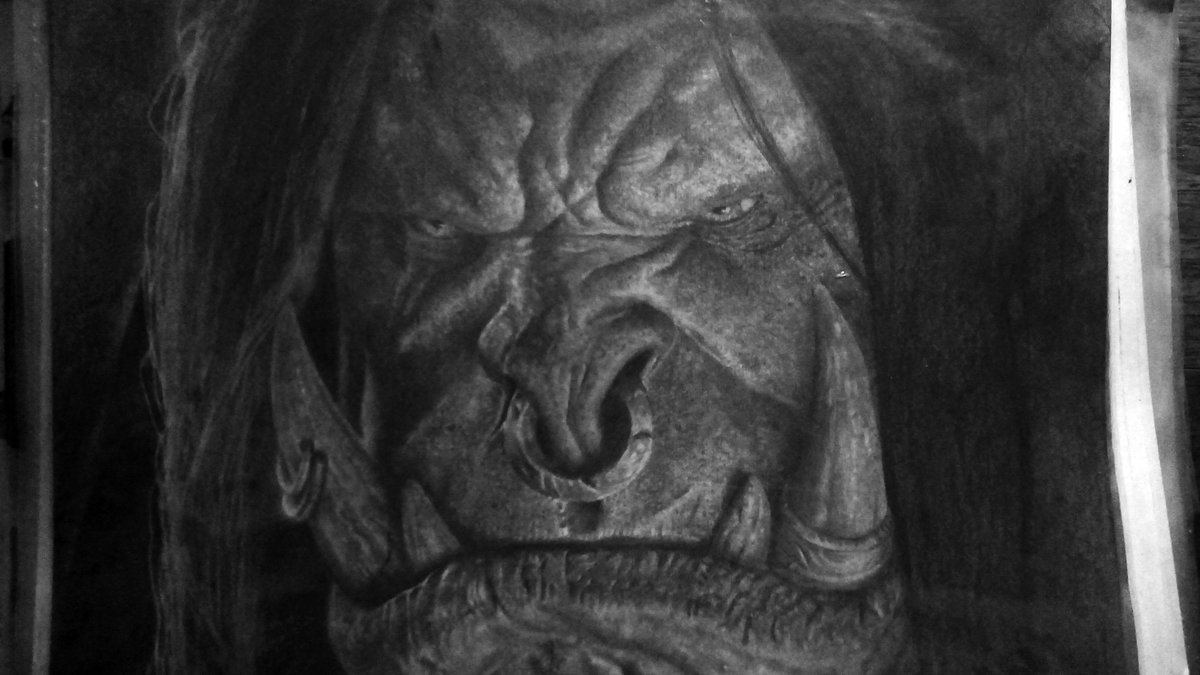 UnholyFrenzy_'s tweet photo. I'm pretty sure I've shown this one already, but here's Gromm Hellscream. I did this in like 2015
#WorldOfWarcraft #Warcraft #Gromm #Hellscream #Art #MyArt #traditionalart #ArtistOnTwitter https://t.co/fw6FX4otg4