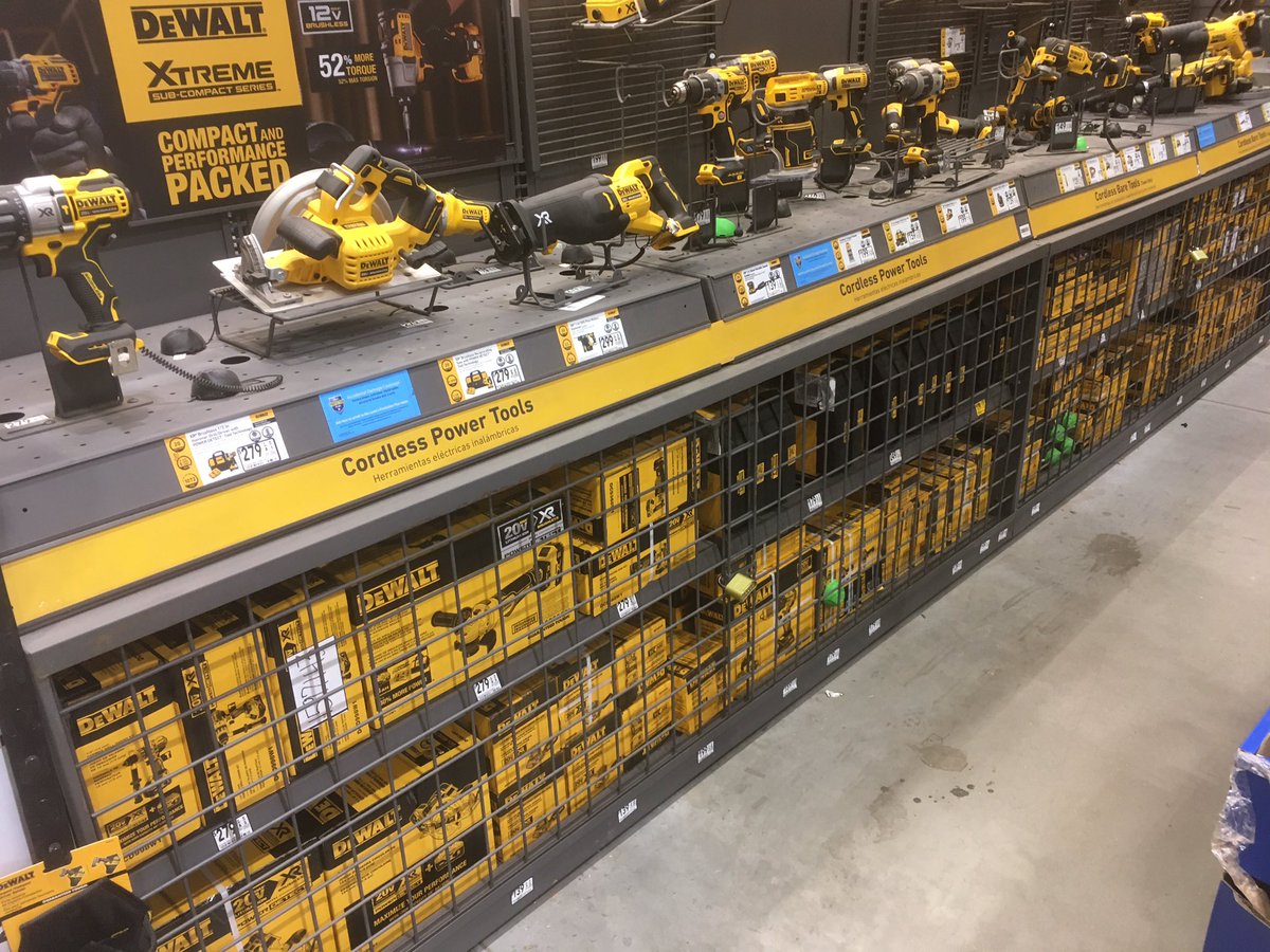 AdamReece1839's tweet photo. It’s never to early to cross those holiday shopping items off the list! Come on into the Madison Heights Va Lowe’s for all of your power tool needs! We are 100% in stock! @BenitoKomadina @nmcmillan1369 @tyler_magann @JoshPost414 #zeroouts https://t.co/3vnNX9RN3Z