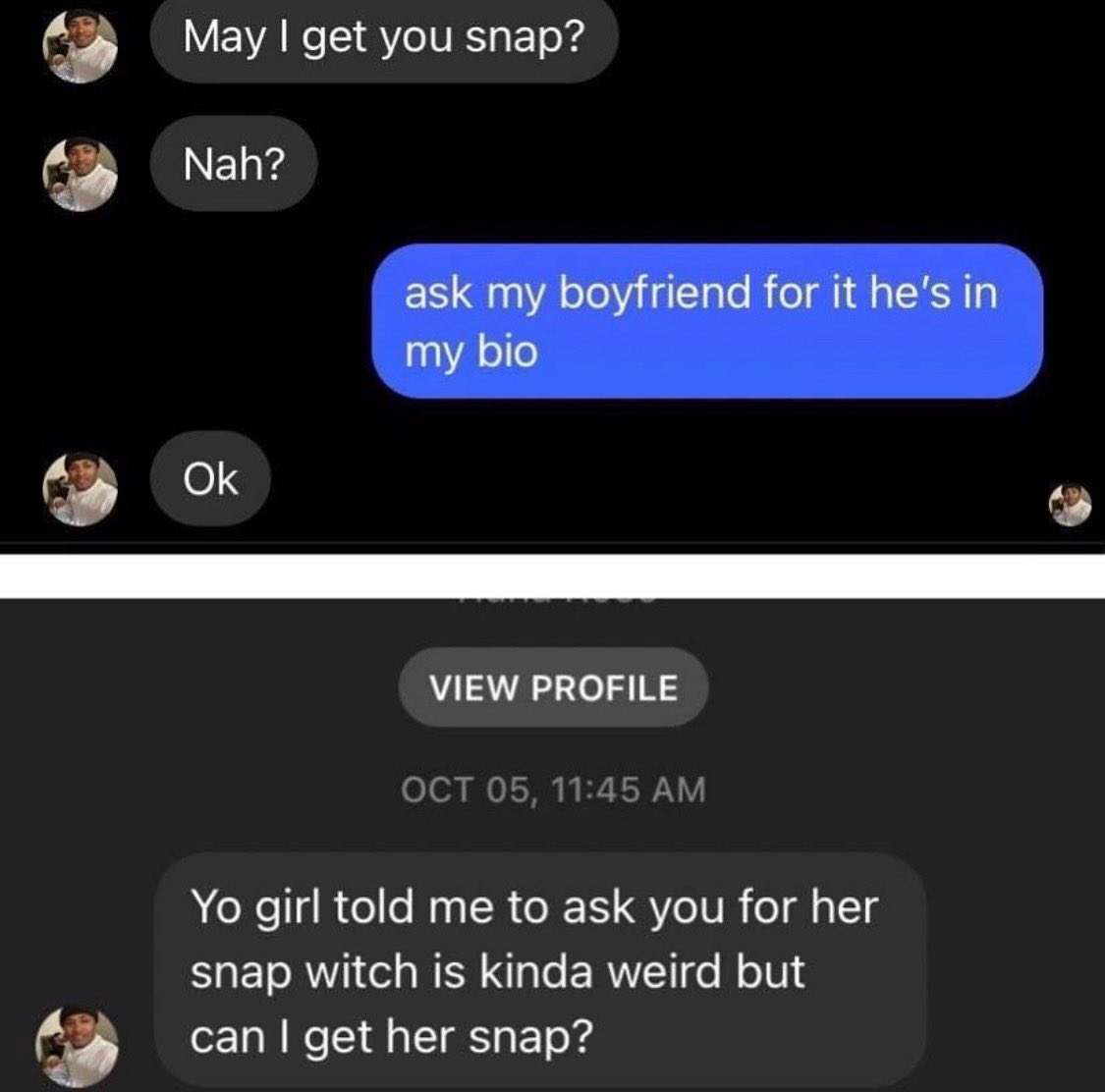 Chad moves