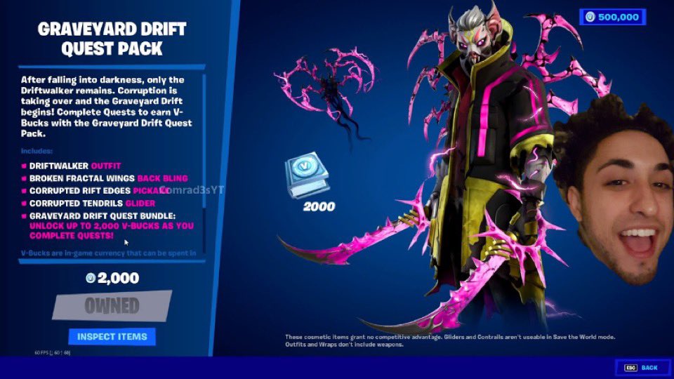 Graveyard Drift 2K VBUCK - 24 Hours
❤️Like 
♻️Retweet 
✅Follow Me and My Orgs
<a href="/MiHOfficialOrg/">Make it Happen (MiH)</a> &amp; <a href="/FLu_Esports/">FLu 🧪</a>