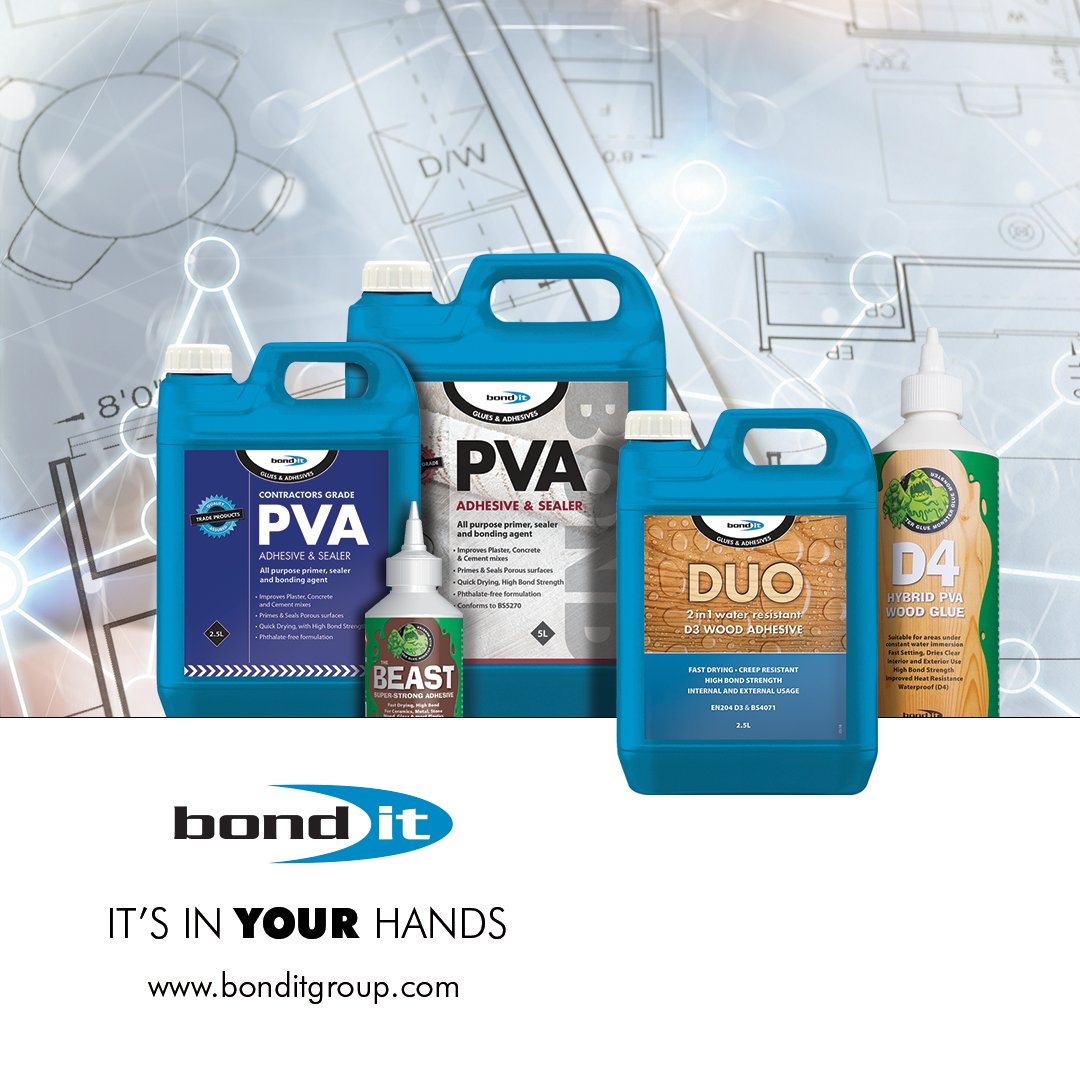 BondItUK's tweet photo. Get stuck in with Bond Its range of adhesives. A wide range of glues available for a multitude of applications. Got a sticky job, give us a a call 01422 315300. https://t.co/QRejnIMSPs