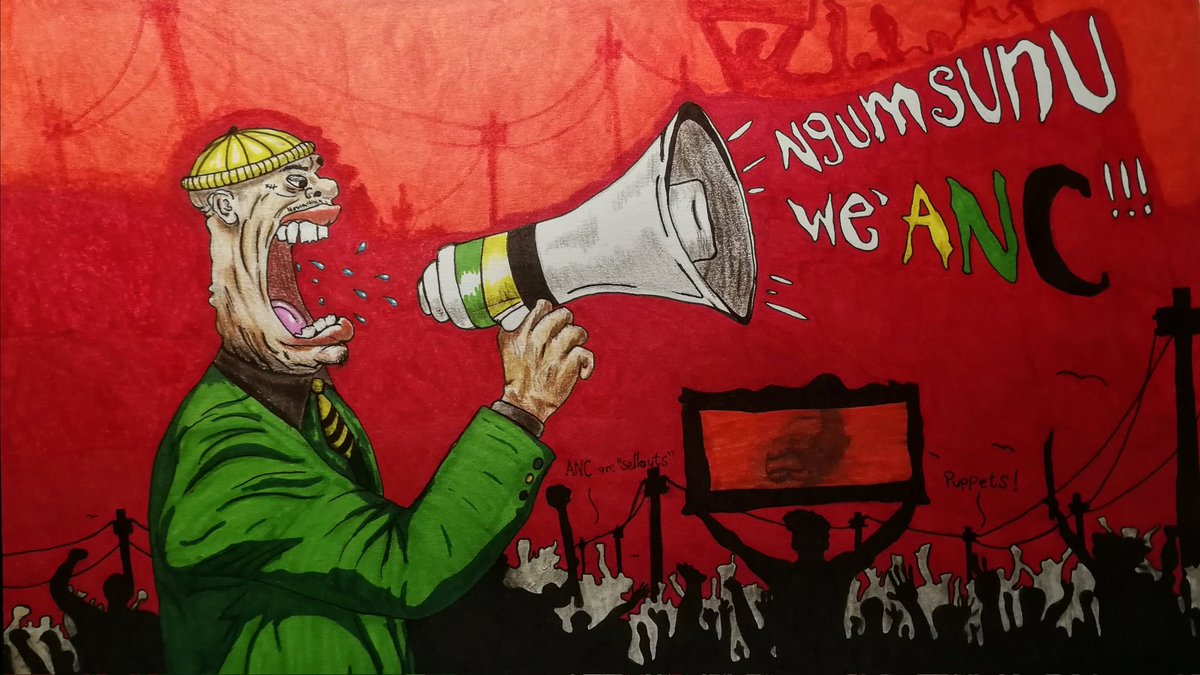 ColorGuru95's tweet photo. 🚶🏾‍♂️Akhonto iPersonal Comrades 🤣🤣 ningandibethi.
i'Art yi'Art qha.
#art #ANC #illustration #drawing 🙃 https://t.co/2fGsvvPPL6