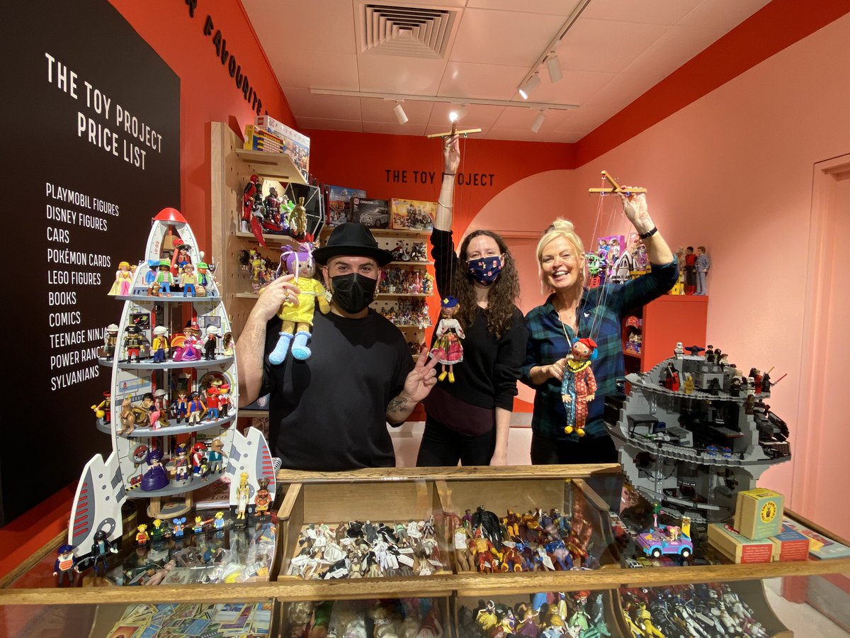 theTOYprojectuk's tweet photo. Another fabulous day at @Selfridges changing the way you shop! Meet 3/6 of our dream team, Heloise, Miggy and Lilly, 7 days a week until December 23rd! https://t.co/KwPlcoIu0T