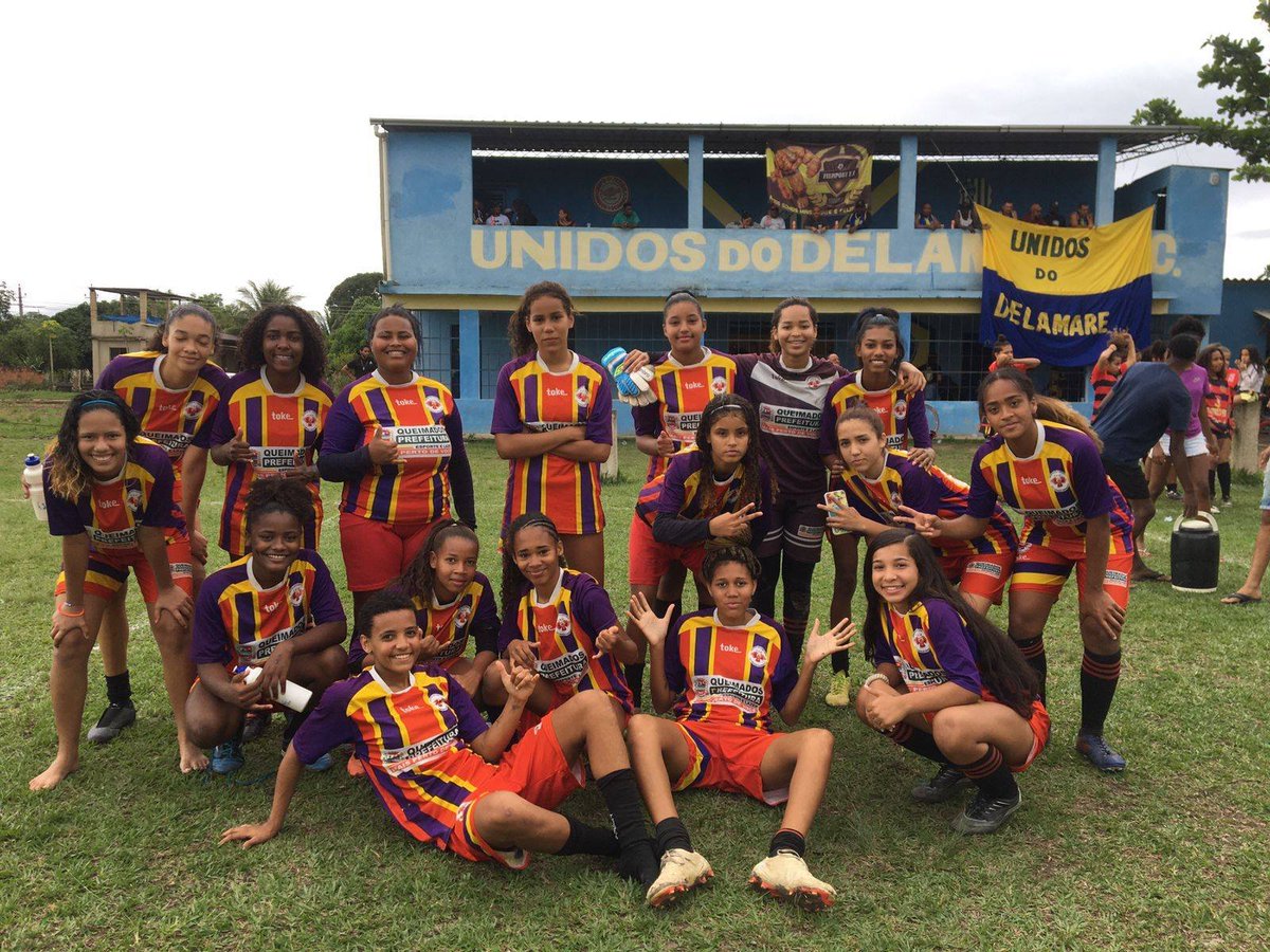 ParqueIpanemaFC's tweet photo. Feminino estreia com empate. 
Ontem a tarde, a equipe feminina do Parque Ipanema estreou na Copa Bora lá , competição organizada pela Liga Desportiva Japeriense, com empate diante do Mancha em ( 0 X 0 ). A partida aconteceu no campo do Delamare em Japeri. https://t.co/JYyvKsY5b2
