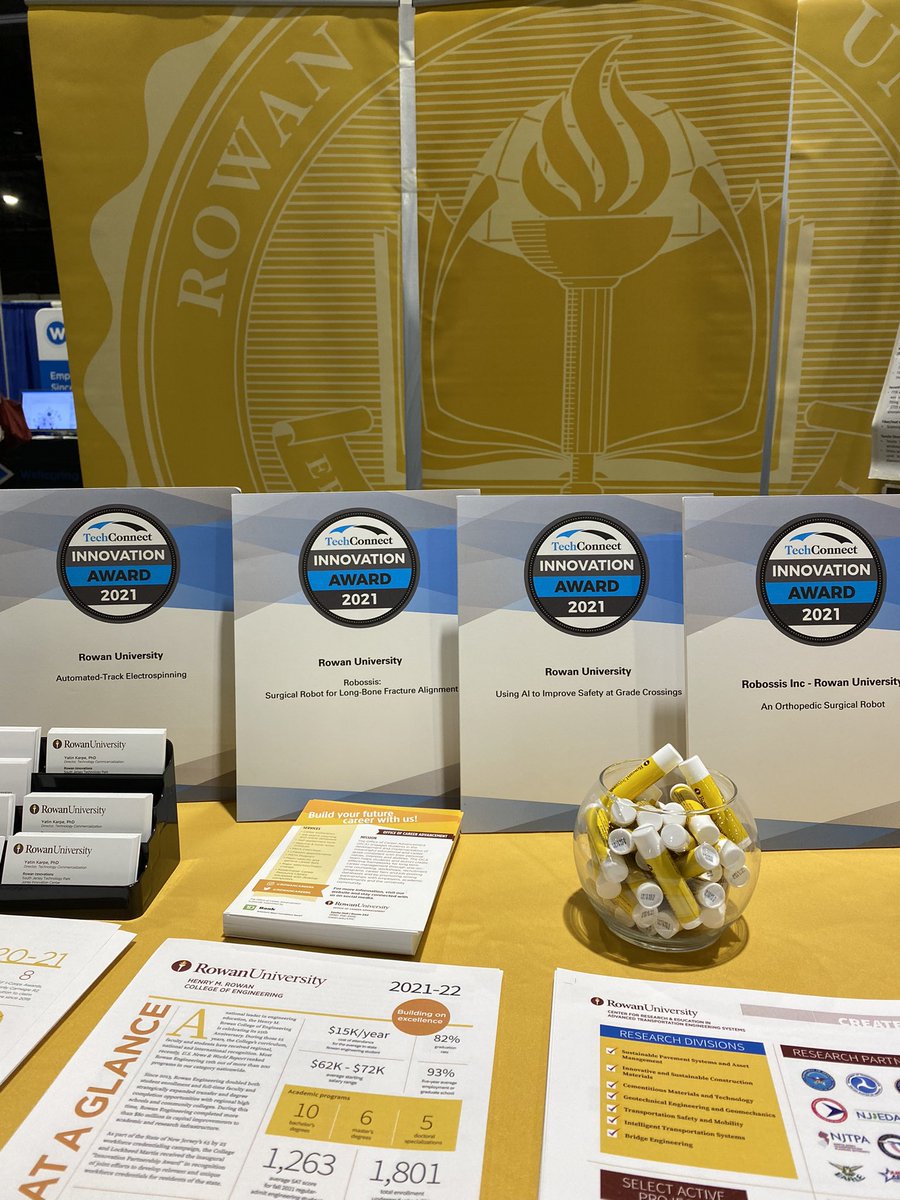 yatinkarpe's tweet photo. @RowanUniversity wins 4 Innovation Awards #TechConnect2021 World Conference and Innovation Showcase @TechConnect360 @rowaninnovation @RowanRCE #Innovations @ResearchAtRowan https://t.co/vuwMPIURxI