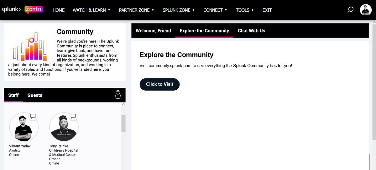 Too much excited to be attending my 2nd <a href="/splunk/">Splunk</a>  .conf great keynote and excited for the breakout sessions and meeting new people again. Also if you got a question related to Splunk we are here to answer all things about the Splunk Community.

#splunkconf21 #community #splunk