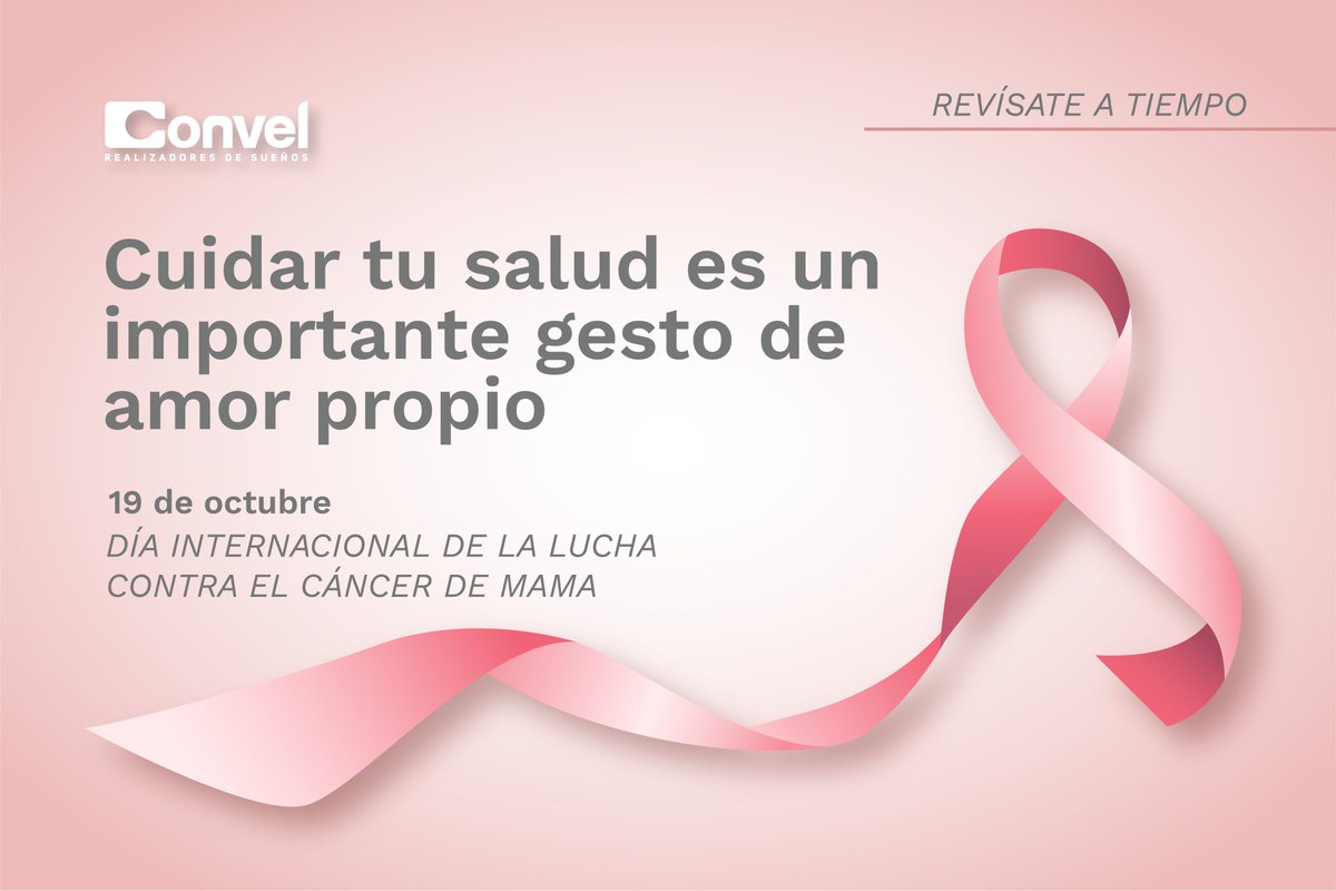 convel_sas's tweet photo. Cuidar de ti es la mejor expresión de amor. En el #DiaMundialdelCancerdeMama te recordamos la importancia del #autoexamen a tiempo. 

#Convel #ConvelSAS #constructora #Arquitectura #Colombia https://t.co/lp8eg9Lsb8