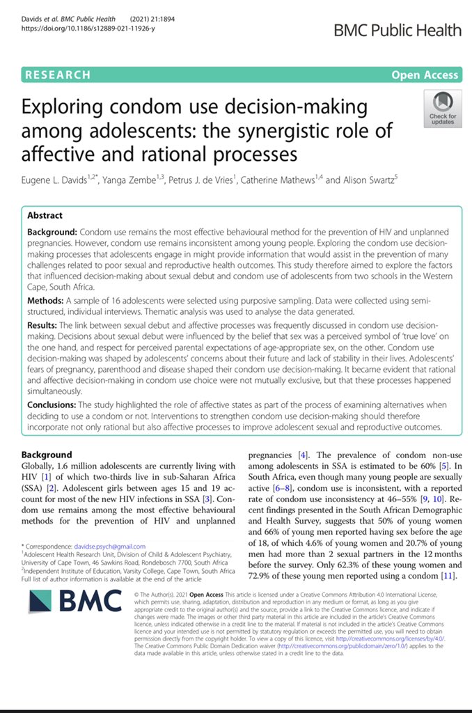 Eugene Lee Davids, MPH Ph.D tweet media