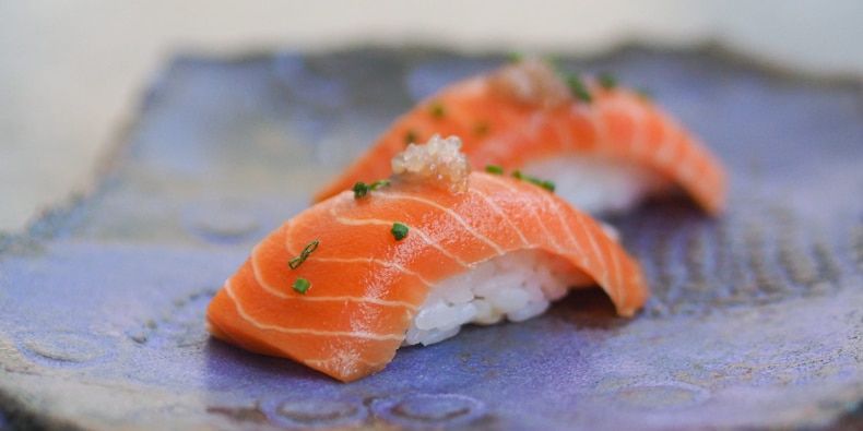 techcatgirl's tweet photo. #ImExcitedForWhatsNext 
This #cultivated fish is clean from #antibiotics, #HeavyMetals, #toxins, &amp; #microplastics often found in wild or farmed fish.

We tried #CellGrown #salmon that looks, feels, and tastes real. https://t.co/JSyO7ajhk9 #WhatsYourTechStory https://t.co/BsJY3NJGro