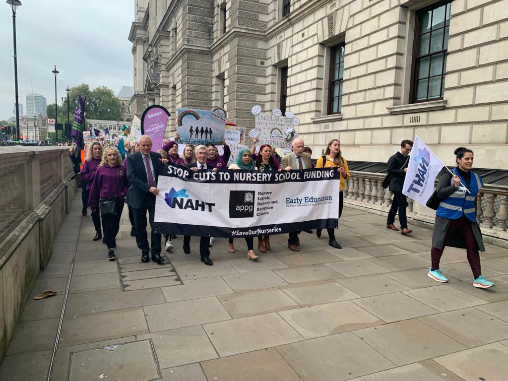 JackDromeyMP's tweet photo. England's almost 400 Maintained Nursery Schools are the jewel in the crown of early years provision. The time has come for @RishiSunak to give them the secure long term funding they deserve.

Thank you to the 2000 who came out today and who signed the letter. Gov't must listen https://t.co/AOGybKVIRc