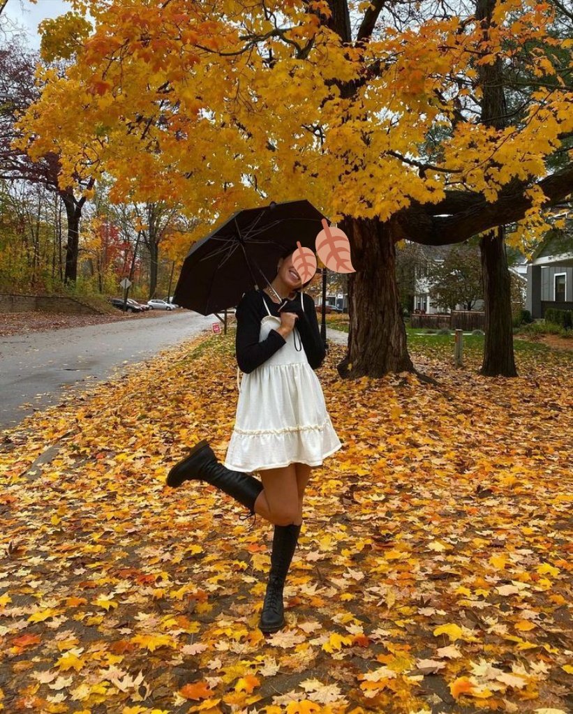 EmWayIero's tweet photo. ❝  ✿  
              Octubre 19 ❞ 

—Sale a caminar con su esposo @JesusOfZuburbia solo para tomarse unas fotos con el bonito paisaje en las calles de la villa, era su estación favorita del año.— https://t.co/UMhSuKoBmh