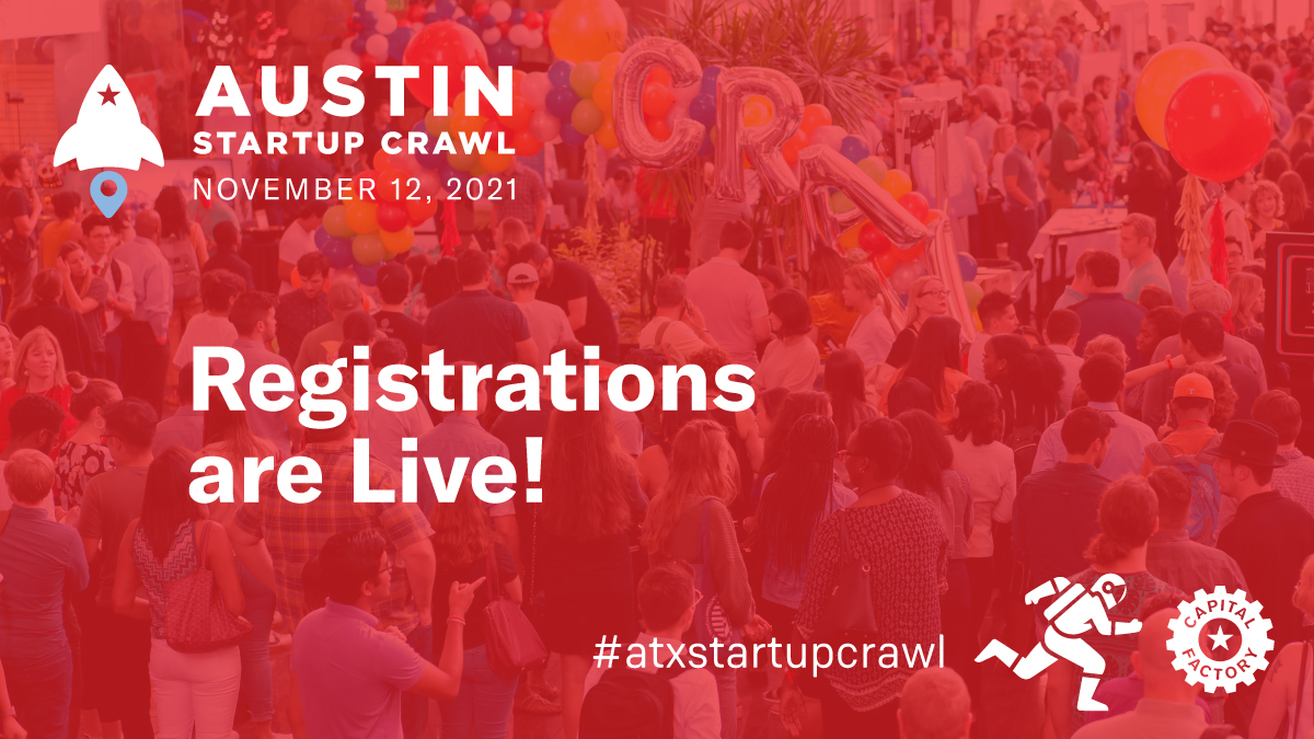 ATXStartupCrawl's tweet image. LET'S! GET! CRAWLIN! 

We've been waiting for this day &amp;amp; it's finally here – registration for Austin Startup Crawl is LIVE 🚀

Sign up today to experience all this city's startup community has to offer! We'll see you on November 12 🤩 #atxstartupcrawl

hubs.ly/H0ZHzJg0