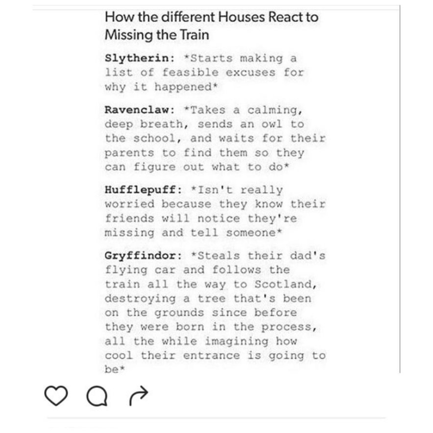 untiltheverypod's tweet photo. Let’s chat about the enchanted car, Molly Weasley, wand ownership, and the whomping willow of course. How would you react to missing the train?? #knockturnalley #flourishandblotts #gilderoylockhart #floopowder #gryffindor #hufflepuff #ravenclaw #slytherin https://t.co/ovfQPRaQos
