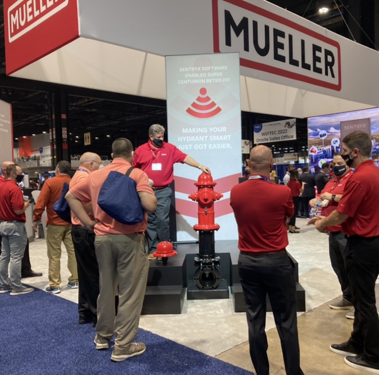 MuellerWaterPro's tweet image. We’re enjoying day 2 of #WEFTEC. Are you? Come see us at booth #2034 for demos and Q&amp;amp;A with our team. #WEFTEC2021