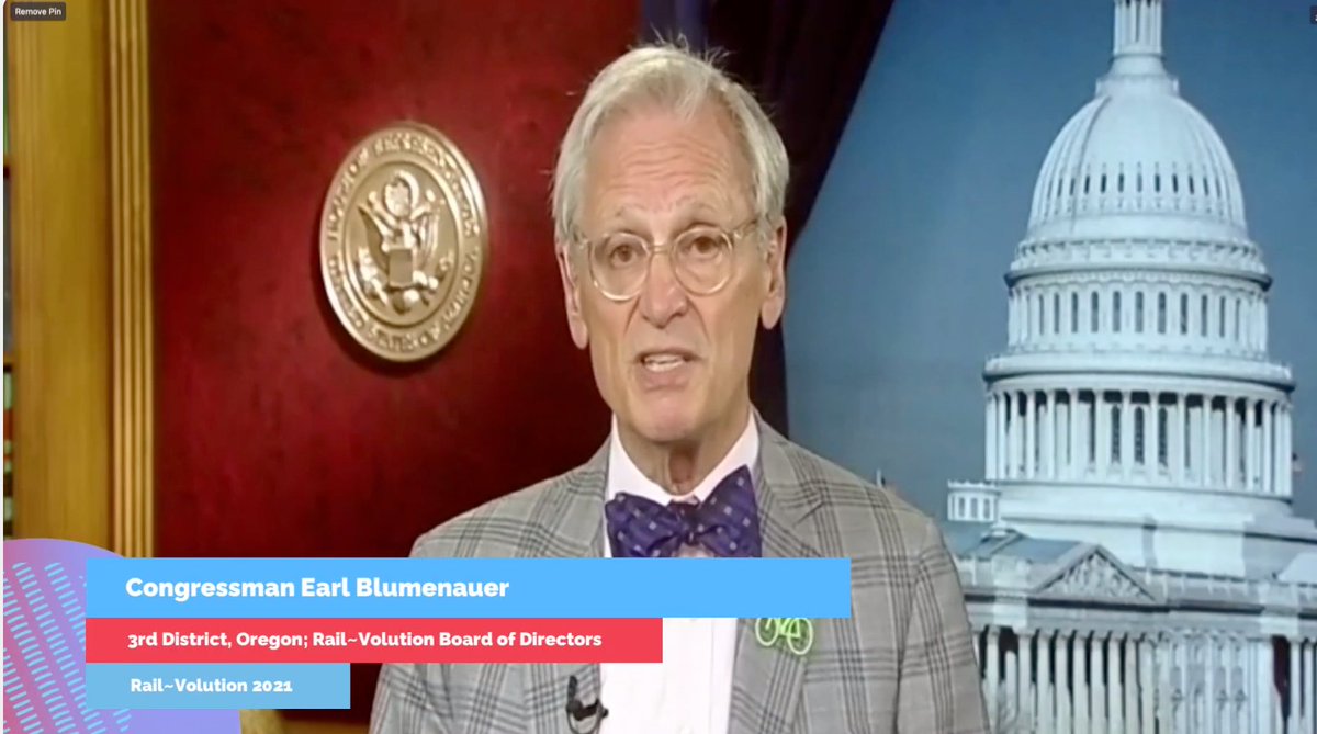 AVGregR's tweet image. “This is the decade of decision. It starts now.&quot;

@repblumenauer speaks at the opening plenary for #railvolution, emphasizing the need to address climate change, address racial inequalities including food deserts, and build sustainable mobility options that reconnect communities.