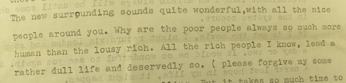 LivKerslake1's tweet photo. A belated birthday shout out to Lotte Lenya and her lifelong contempt for the rich....👊

18 October 1898 - 27 November 1981

 📷Excerpt from a letter to my mother, 1974 https://t.co/mvxrbdMC2b