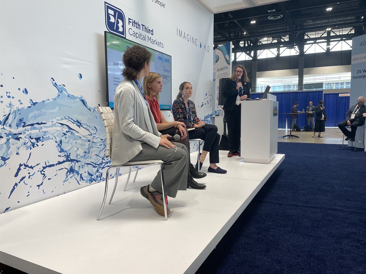 MarieChantal65's tweet image. WRF innovation in action - an excellent session! Time to accelerate innovation with pilots! #weftec2021 ⁦@WEFTEC⁩ ⁦@WEForg⁩ ⁦@BlueTechR⁩