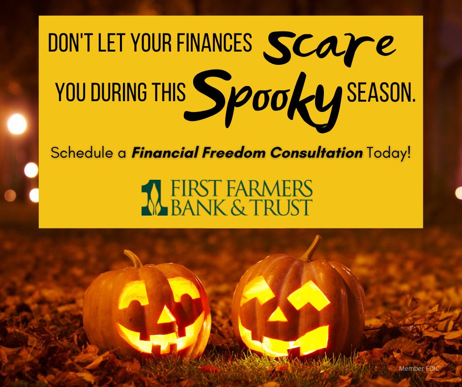Don’t let your finances spook you this season. 🎃 Schedule a Financial Freedom Consultation by reaching out to your local branch!
ffbt.com/about-us/locat…
