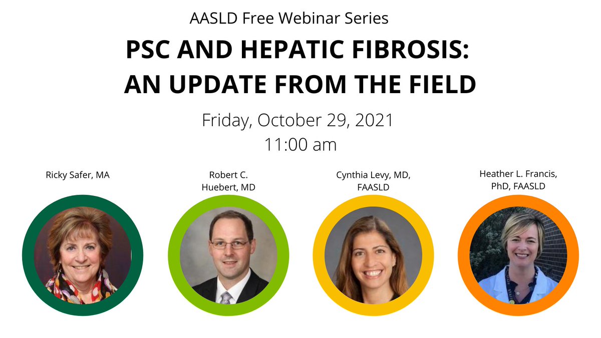 AASLDtweets's tweet image. This webinar will coincide with #PSCAwarenessDay. We will highlight PSC in terms of disease pathology and curative options open to patients suffering from PSC.

Register: bit.ly/2XnweN1