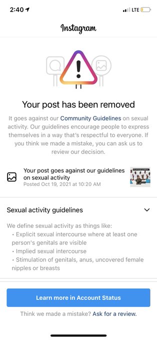 fuck you IG 😑 https://t.co/W99aSQFoK0<a href="/tag/linkinbio"class="tags"><span>#linkinbio</span></a><a href="/tag/of"class="tags"><span>#of</span></a><a href="/tag/subscribe"class="tags"><span>#subscribe</span></a><a href="/tag/tiktokhot"class="tags"><span>#tiktokhot</span></a><a href="/tag/onlyfri"class="tags"><span>#onlyfri</span></a>
