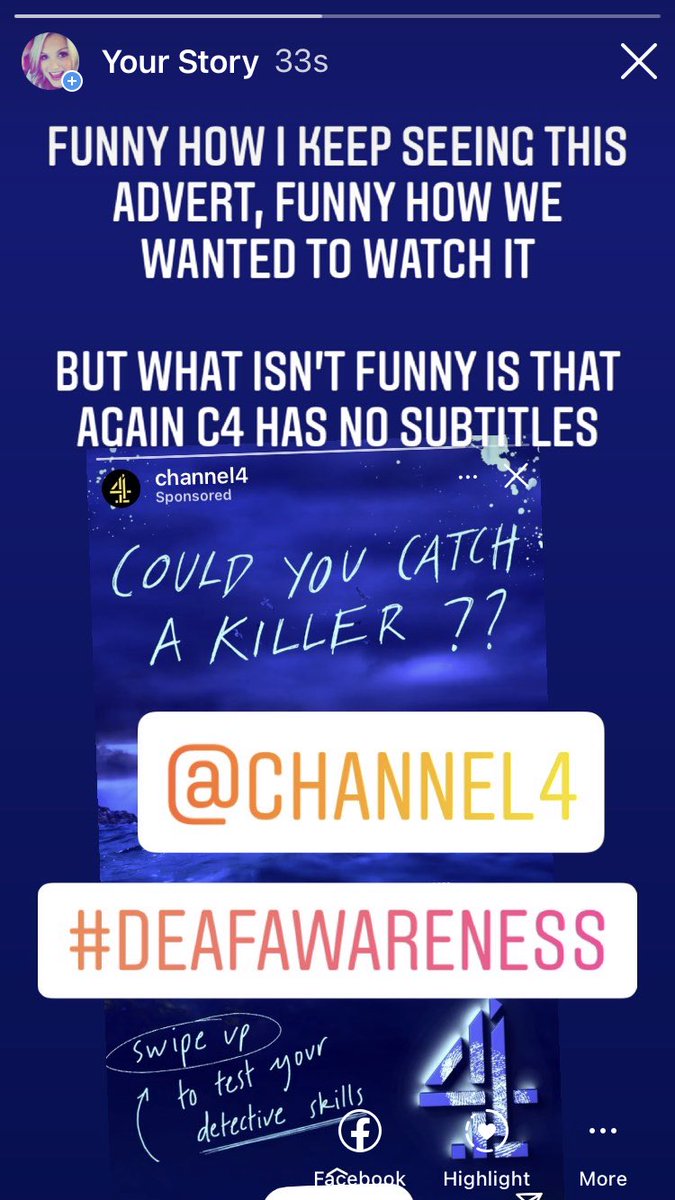 EmilyMaggs's tweet photo. Lack of #Subtitles on every program! The self titled ‘most inclusive channel! I think not! #deafawareness @Channel4 https://t.co/ehnJcR1dHx