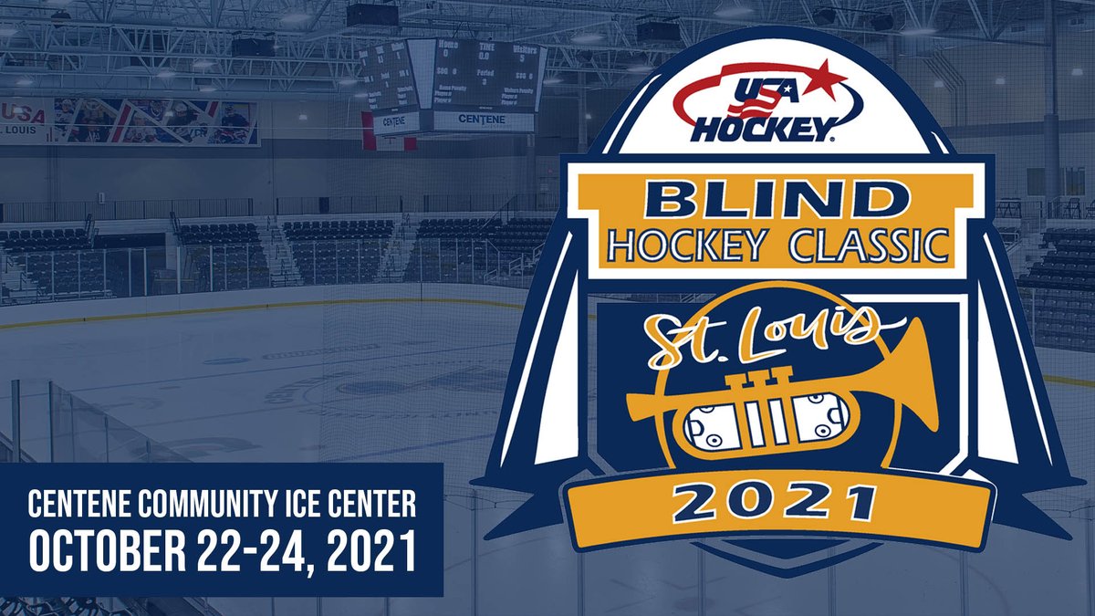 STLCIC's tweet photo. Join us this weekend for the @usahockey Blind Hockey Classic @STLCIC! 

Check out the full game schedule here: https://t.co/AMV9m8U8QQ https://t.co/fafXlTAEif