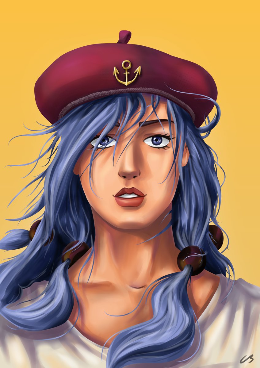 chrisuus_'s tweet photo. She wore a raspberry beret! 🎶
The kind you find in a second hand store.

#jojolion #jjba #jjbafanart #yasuhohirose #prince https://t.co/HVLAohwvGn