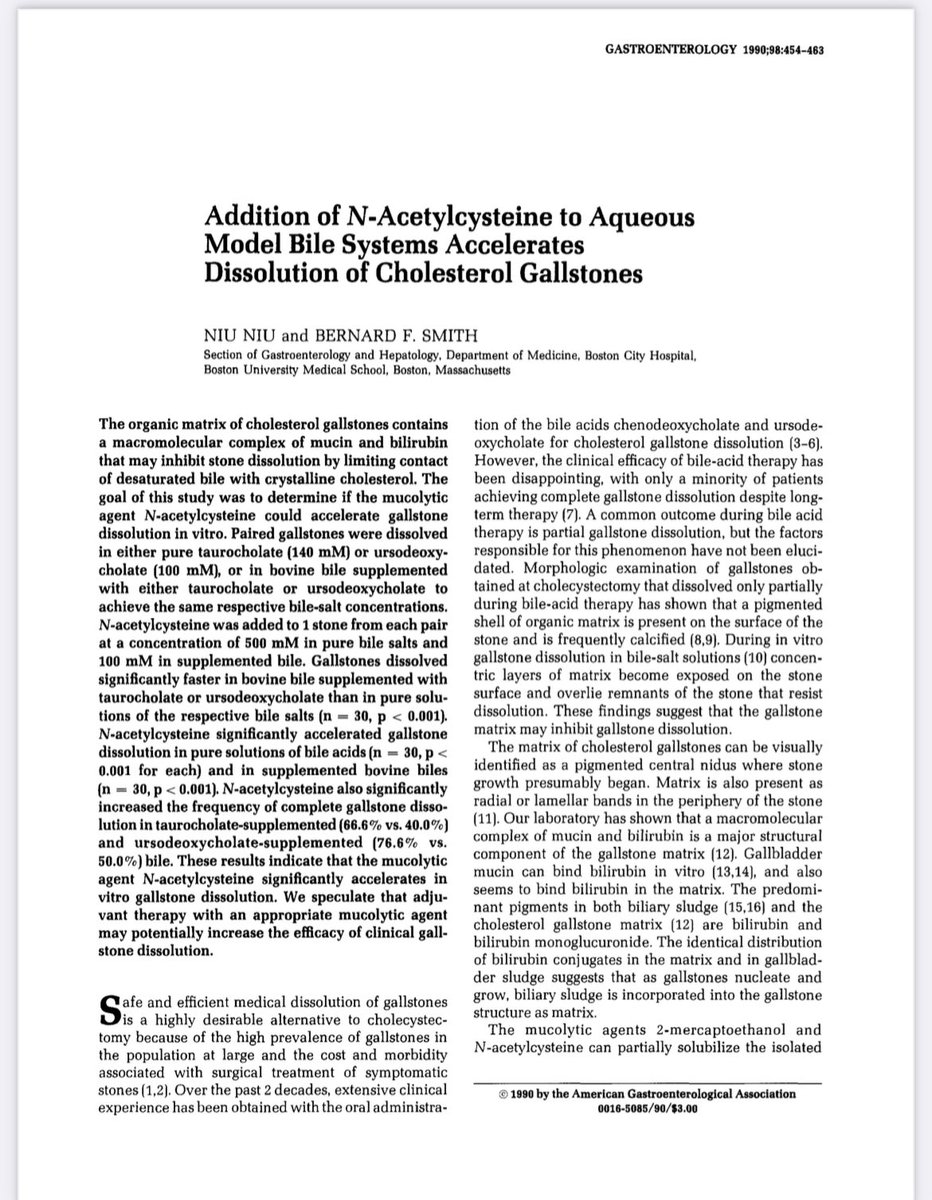 Not every stone needs a scope. 5 lb neonate with obstructing sludge ball vs stone in distal CBD and severe liver dysfunction. Too tiny for scope! N-acetylcysteine infused through chole tube for 3 days and obstruction gone! <a href="/uclaVIR/">UCLA IR</a>