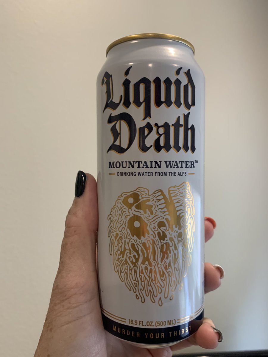 I am such a sucker for cool brands that push the limits to differentiate themselves…<a href="/LiquidDeath/">Liquid Death</a> totally does it for me! Kudos to the creative team on this brand…love everything about it! #MurderYourThirst #RecycleOrDie #DeathToPlastic #marketingmatters