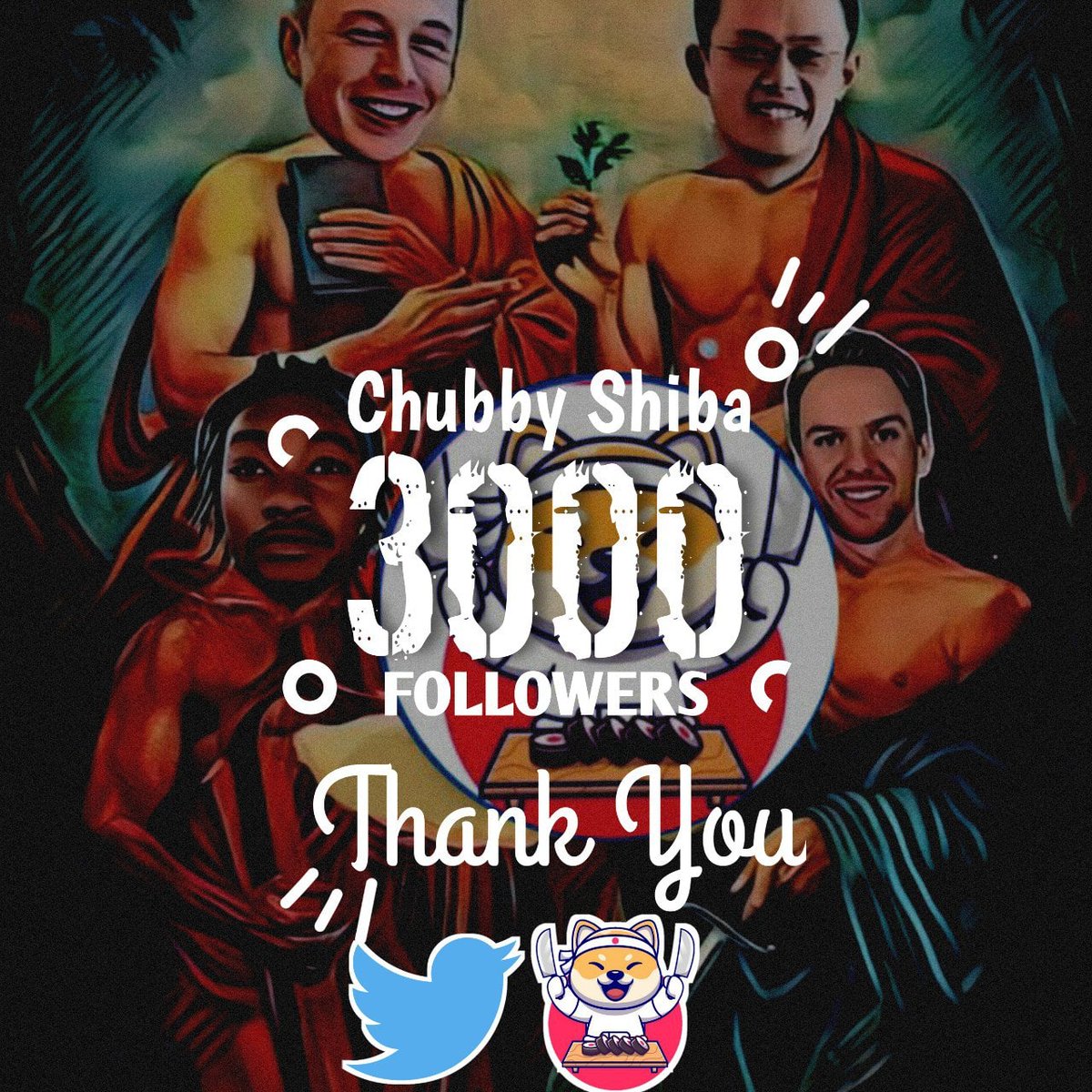 ChubbyShibacoin's tweet photo. Thank you #ChubbyArmy ❤ https://t.co/NEHOYwYWAS