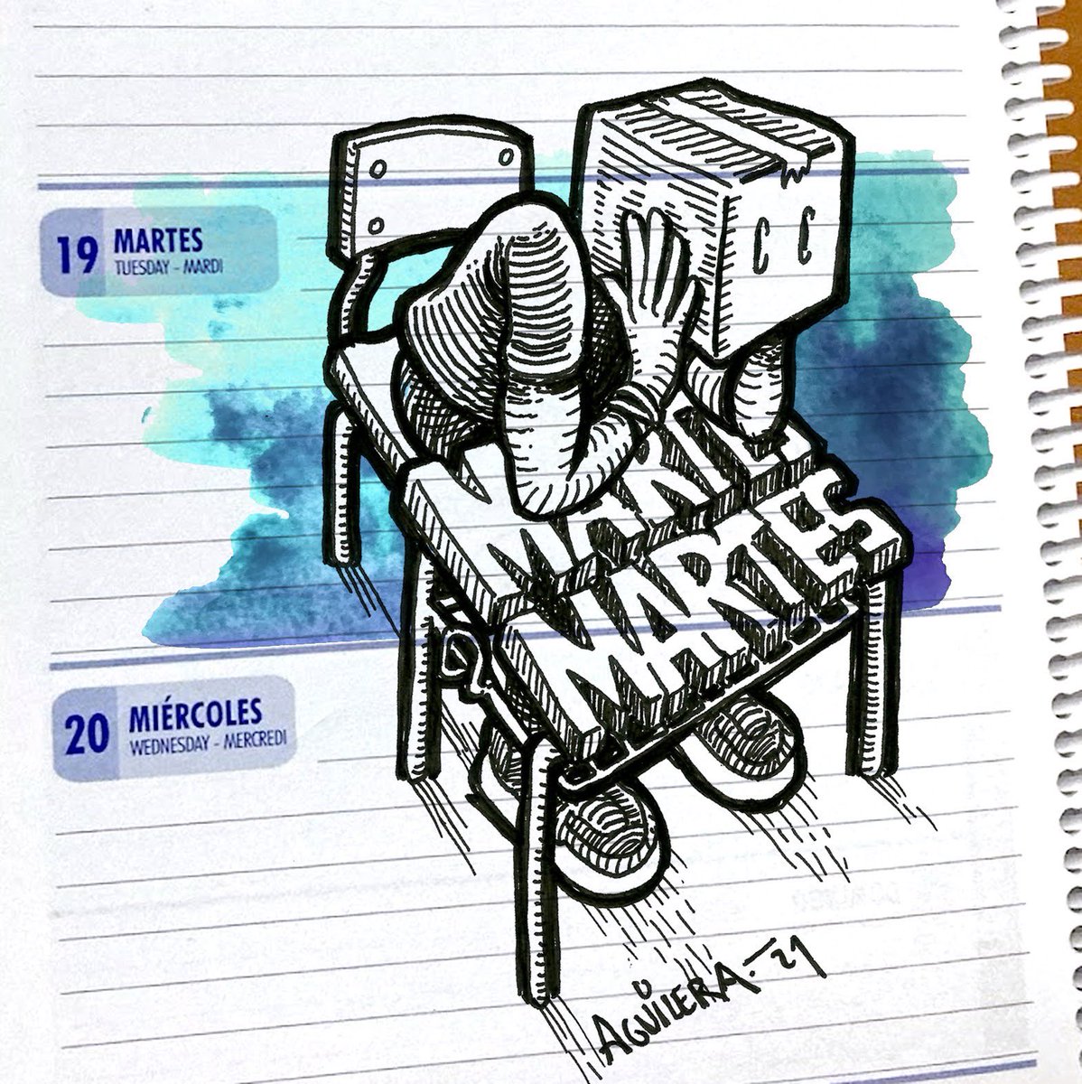 franiconos's tweet photo. Hoy es martes y martes de reuniones...
#boxface #inktober #inktoberes https://t.co/TSSa8uPjGP